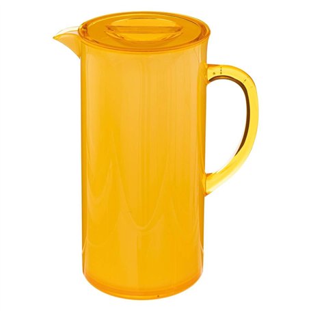 5five - pichet avec couvercle "square" jaune moutarde