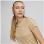 PUMA T-shirt Essentiell pour femme Beige XL, gris foncé, XL