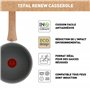 Tefal Casserole 20 cm, Induction, Revêtement antiadhésif céramique, Eco-conçue, Recyclée, Cuisson saine, Fabriqué en France, Ren