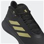 adidas Mixte Bounce Legends Shoes-Low, Carbon/Gold Met./Core Black, 42 2/3 EU