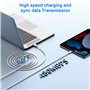 Chargeur Rapide iPhone 【Certifié MFi Apple】 Chargeur USB et 2 Câble Lightning de 2 m Adaptateur Secteur USB Universel Mural Char