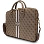 GUESS Mixte 4 g de Bandes imprimées Sac, Marron, Check Description