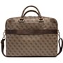GUESS Mixte 4 g de Bandes imprimées Sac, Marron, Check Description