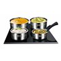 Arthur Martin - Batterie de cuisine inox 5 pcs - AM7457 AVEC MANCHE AMOVIBLE