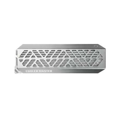 Cooler Master Oracle AIR - Boîtier SSD NVME M.2, Coque en Aluminium Double Couche, Jusqu'à 1000MB/s, Large Radiateur, sans Outil