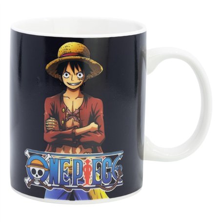 Stor One Piece Heat Change Luffy Ceramic Heat Reactive Coffee Mug