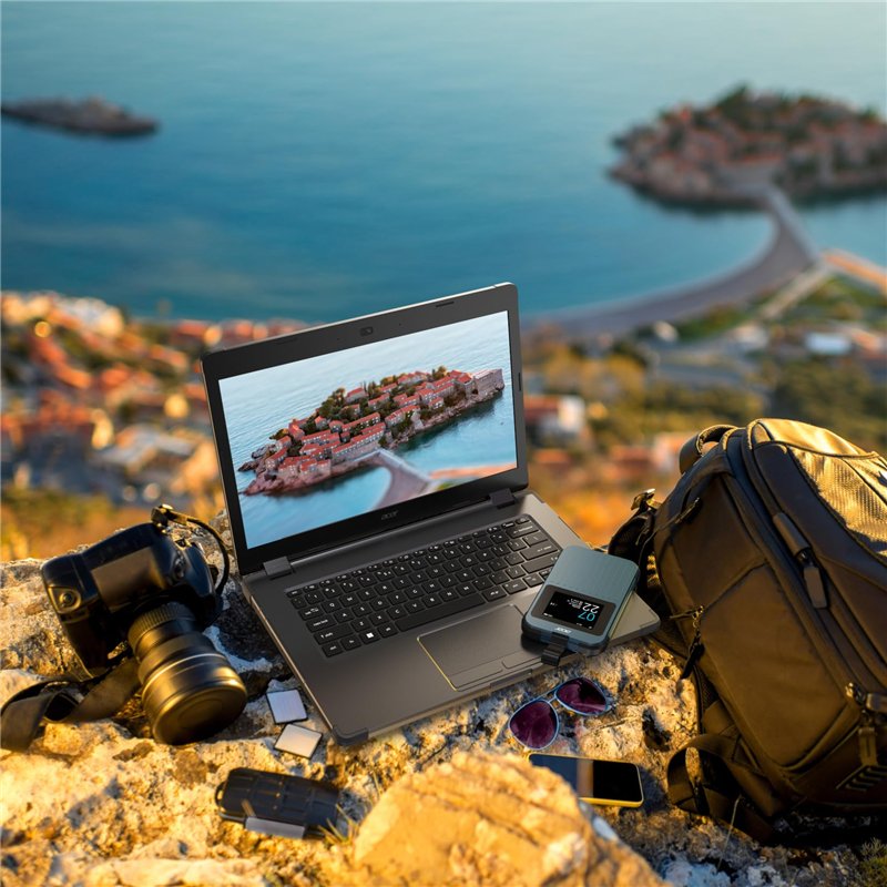 Image secondaire de Acer Connect Enduro M3 Router WiFi avec Sim 5G, Mobile Hotspot, Router WiFi 6 Dual Band, Octa Core 2.4 GHz, Display 2.4