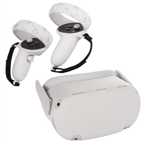 Venom Pack d'accessoires de protection en silicone pour Meta Quest 2