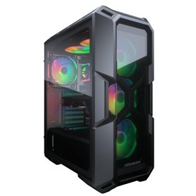 COUGAR GAMING | BOITIER PC GAMING | BOITIER MX440G RGB VERRE TREMPE - 3 ventilateurs RGB inclus - 2 ports USB 3. 0 et 1 port USB