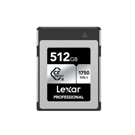 Lexar Professional CFexpress Type-B 512 Go Argent Lecture maximale 1750 Mo/s Écriture max 1300 Mo/s Compatible avec les fabrican
