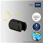 GROHE Vitalio Universal, Support de Douche Mural, Non Ajustable, Vis et Chevilles inclus, Noir Mat, 279582430