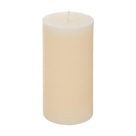 Atmosphera - Bougie ronde Olia D6,8cm blanc ivoire