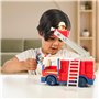 BlueY Camion de Pompier Camion de Pompiers avec Figurines de, de Bingo en pompière et de Bob Bilby Dresse l’échelle, pivote-la e