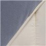 IDMarket - Couette 140x200 CM Zoe Polaire biface Gris et crème 400 GR