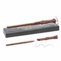 Harry Potter Levitating Wand Pen - Colourful Crest - Magical Desk Accessories, Stationery, & Collectible