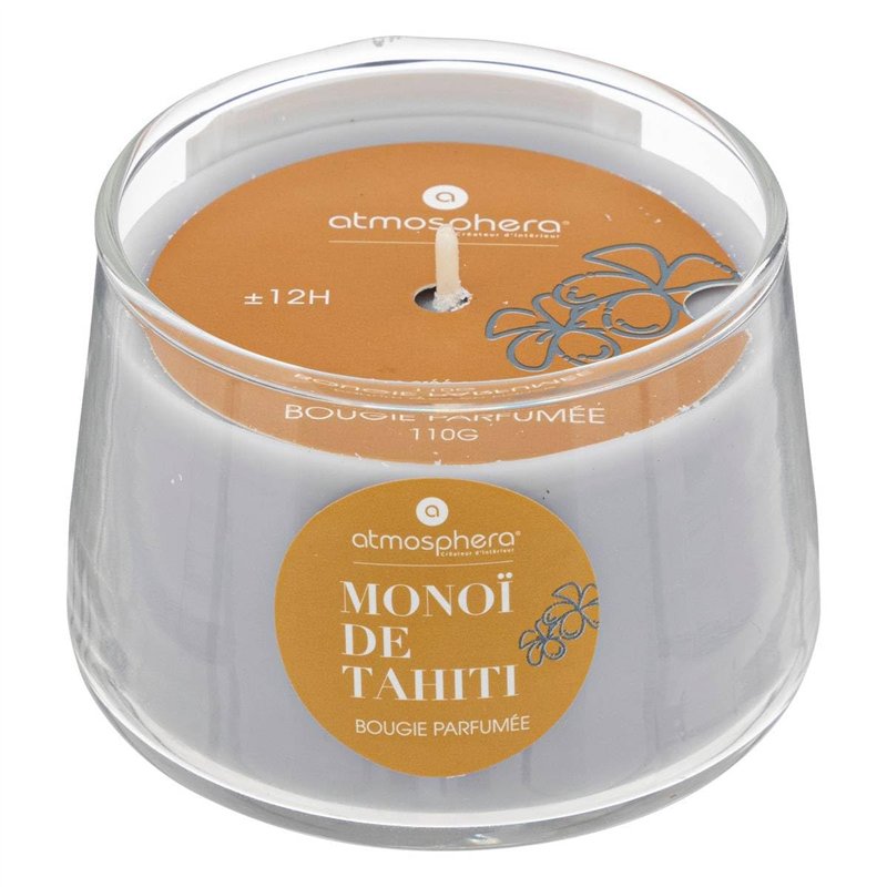 Image secondaire de Atmosphera - Bougie parfumée Izor en verre D7,5cm
