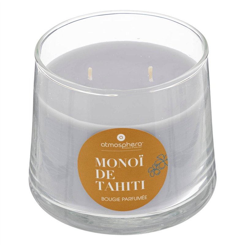 Atmosphera - Bougie parfumée Izor en verre D10cm