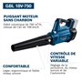 Bosch Professional souffleur sans-fil BITURBO GBL 18V-750 (débit volumétrique de 780 m³/h, vitesse d’air jusqu’à 198 km/h, varia