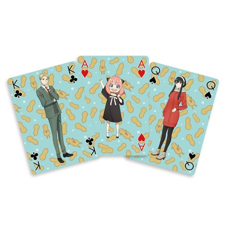 Crunchyroll - Spy x Family - 52 Playing Cards - Poker Card Game Deck Playing Cards - Original & Licensed