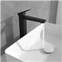 Mitigeur pour lavabo surélevé Villeroy & Boch Architectura Square, robinet avec bonde à poussoir, robinet de lavabo à économie d
