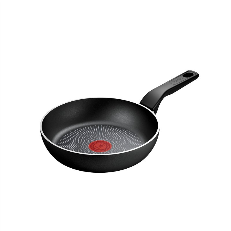 Tefal C29704 Recycled On Poêle à frire, 24 cm, en aluminium 100% recyclé, revêtement anti-adhésif, technologie de signal thermiq