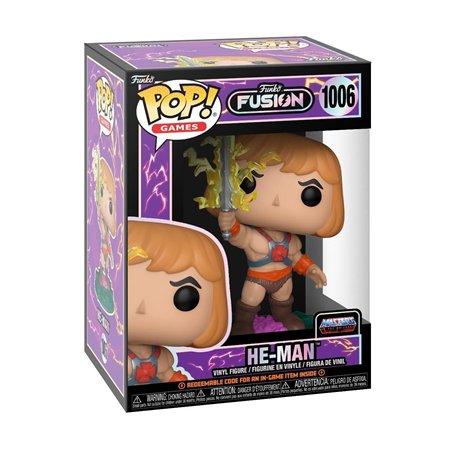 Funko Pop Games: Fusion - He-Man W 1 Chance sur 6 D'avoir Une Variante Rare Chase - 1 Chance sur 6 D'avoir Une Variante Rare Cha