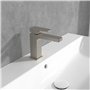 Mitigeur pour lavabo Villeroy & Boch Architectura Square sans bonde, robinet de lavabo économe en eau, hauteur de bec 113 mm, re