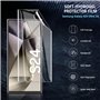 Pollachi [Lot de 3 Protecteur D'écran,Film d'hydrogel Compatible Avec Samsung Galaxy S24 Ultra,TPU Souple écran protection,HD Tr