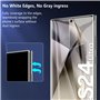 Pollachi [Lot de 3 Protecteur D'écran,Film d'hydrogel Compatible Avec Samsung Galaxy S24 Ultra,TPU Souple écran protection,HD Tr