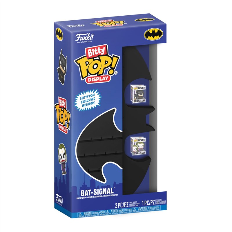 Funko Bitty Pop! Display: Star Wars - Batman Signal - Batman™ and The Joker™ and Can Display A Total of 18 Characters et Une Min