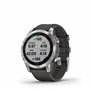 Garmin - Fenix 7 - Montres GPS Multisports connectée Haute Performance - Silver avec Bracelet Gris - Boitier 47mm (Reconditionné