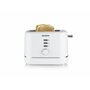 SEVERIN Grille-pain automatique 850 W, Toaster compact 2 fentes jusqu'à 2 tranches, Grille-pain électrique avec réglage du degré