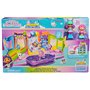 Gabby et la Maison Magique - Gabby Dollhouse - Playset Roller Disco - Thème Fête - 2 Figurines Et 8 Accessoires - Dessin Animé J