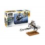 Revell 06786 Speeder Bike : The Mandalorian Maquette en plastique non construit/non peinte à l'échelle 1/12, blanc
