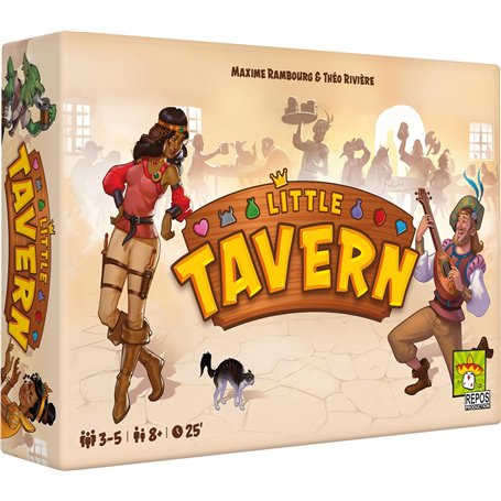 Asmodee Repos Production Little Tavern - Jeux de société - Jeu d'ambiance Fantastique et Tactique - Jeu de Cartes - Jeu Familial