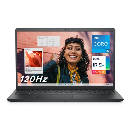 Dell Inspiron 15 (3530) - Ordinateur Portable 15,6'' Écran FHD 120 Hz, Intel Core i5-1334U, 16 Go RAM, 512 Go SSD, Intel Iris XE