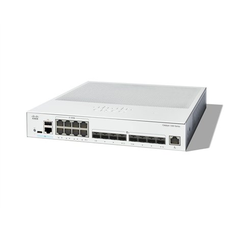 Commutateur administrable Cisco Catalyst 1300-16XTS, 8 Ports cuivre 10G, 8 Ports SFP+ 10GE, Garantie limitée à Vie (C1300-16XTS)