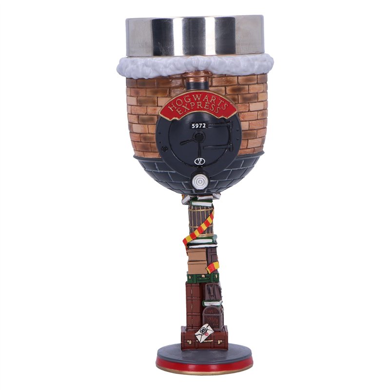 Nemesis Now Gobelet Harry Potter à plateforme 9 3/4 de 18,7 cm, en résine, produit officiel Harry Potter, gobelet à plateforme 9