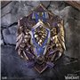 Nemesis Now World of Warcraft Alliance Plaque murale 30 cm Bleu Produit officiel World of Warcraft Décoration murale à suspendre