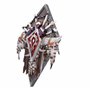 Nemesis Now World of Warcraft Horde Plaque murale 30 cm, résine, rouge, produit officiel World of Warcraft, décoration murale de