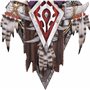 Nemesis Now World of Warcraft Horde Plaque murale 30 cm, résine, rouge, produit officiel World of Warcraft, décoration murale de