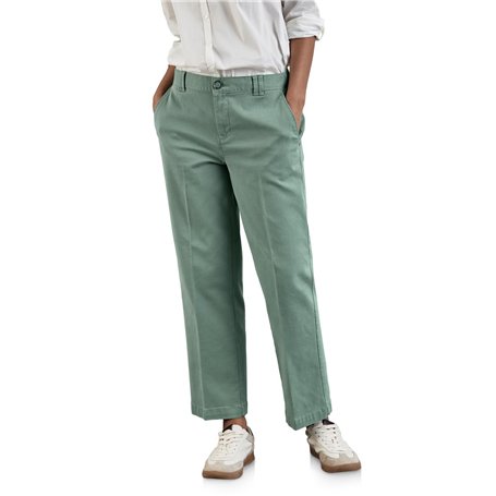 STREET ONE A378090 Pantalon Coupe Décontractée, Vert d'eau, 42W x 28L Femmes
