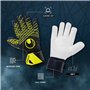 uhlsport Gants de Gardien de But de Football Prediction Soft Pro, Marine/Blanc/Jaune Fluo, 6