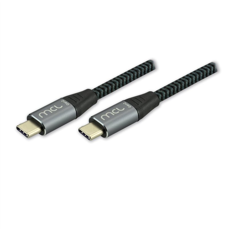 MCL Samar Câble Type C mâle/mâle tressé Charge & Data 10Gb 60W 3A - 2m