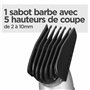 BaByliss - MT812E - Tondeuse multi-usages 11 en 1 Lithium Power, Sans fil, Pour l'entretien complet du visage et du corps avec u