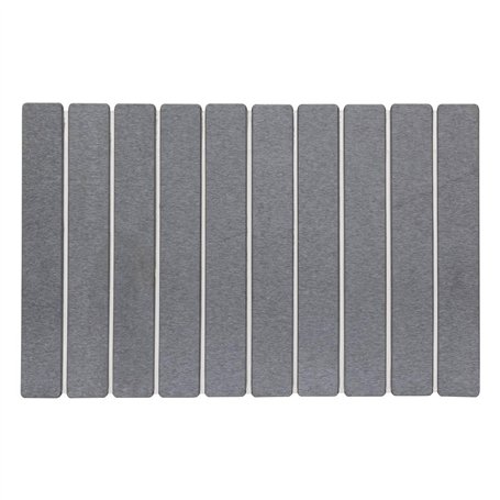 5Five - Tapis de Bain Caillebotis en Diatomite Gris 59x39cm – Antidérapant, Séchage Rapide, Facile à Entretenir – Accessoire pou