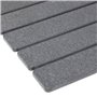 5Five - Tapis de Bain Caillebotis en Diatomite Gris 59x39cm – Antidérapant, Séchage Rapide, Facile à Entretenir – Accessoire pou