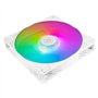 SilverStone Technology Shark Force 140 ARGB, Ventilateur ARVB PWM de 140mm aux performances améliorées, SST-SF140W-ARGB (blanco)