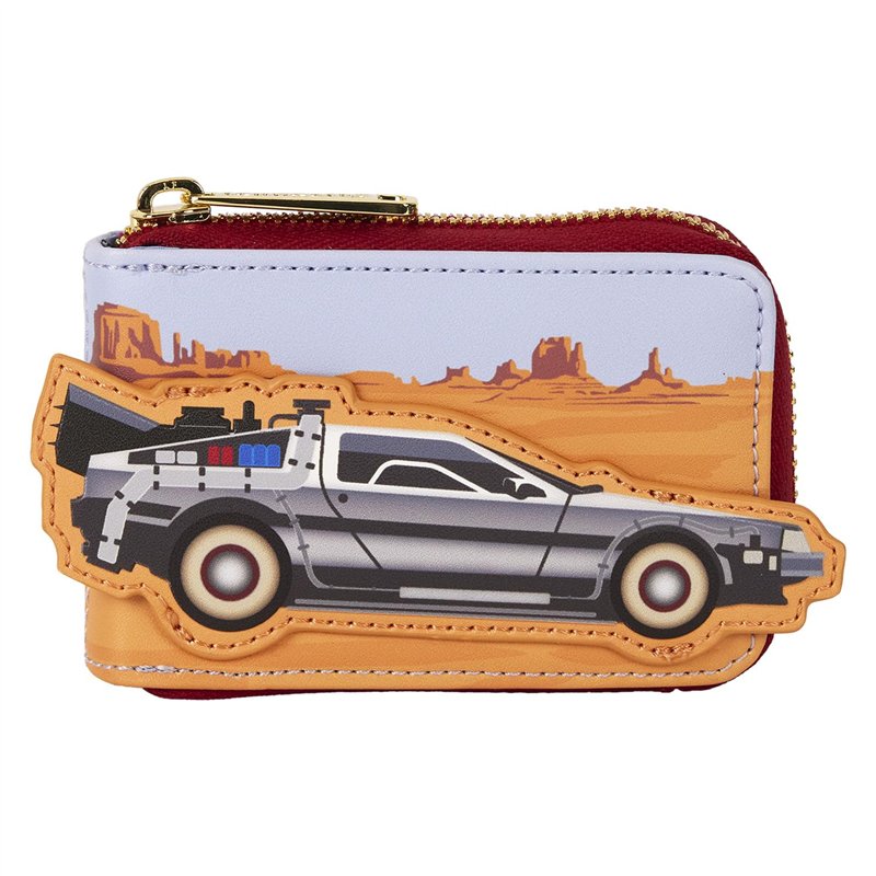 Loungefly Portefeuille universel Retour vers le futur 40e anniversaire Delorean Accordéon
