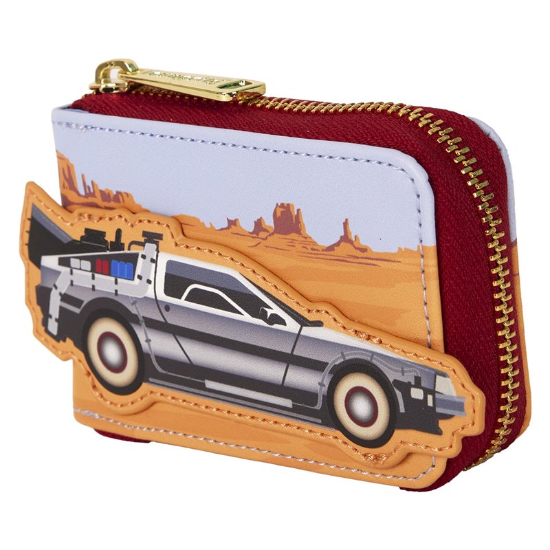 Image secondaire de Loungefly Portefeuille universel Retour vers le futur 40e anniversaire Delorean Accordéon